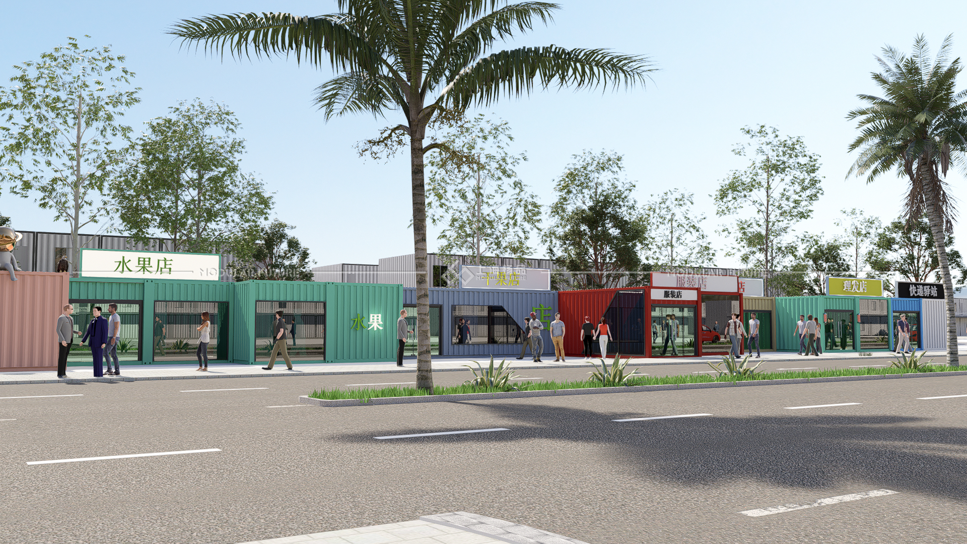 集装箱打造特色网红商业街，新型商业模式一起了解一下吧~