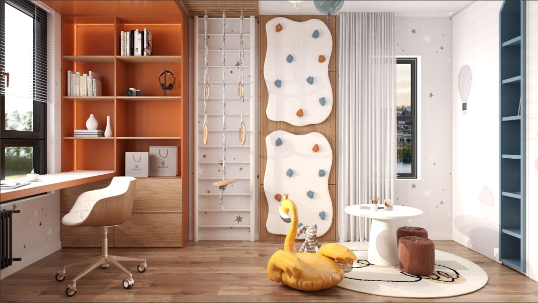 儿童房这样装有趣也实用,儿童房要这样装