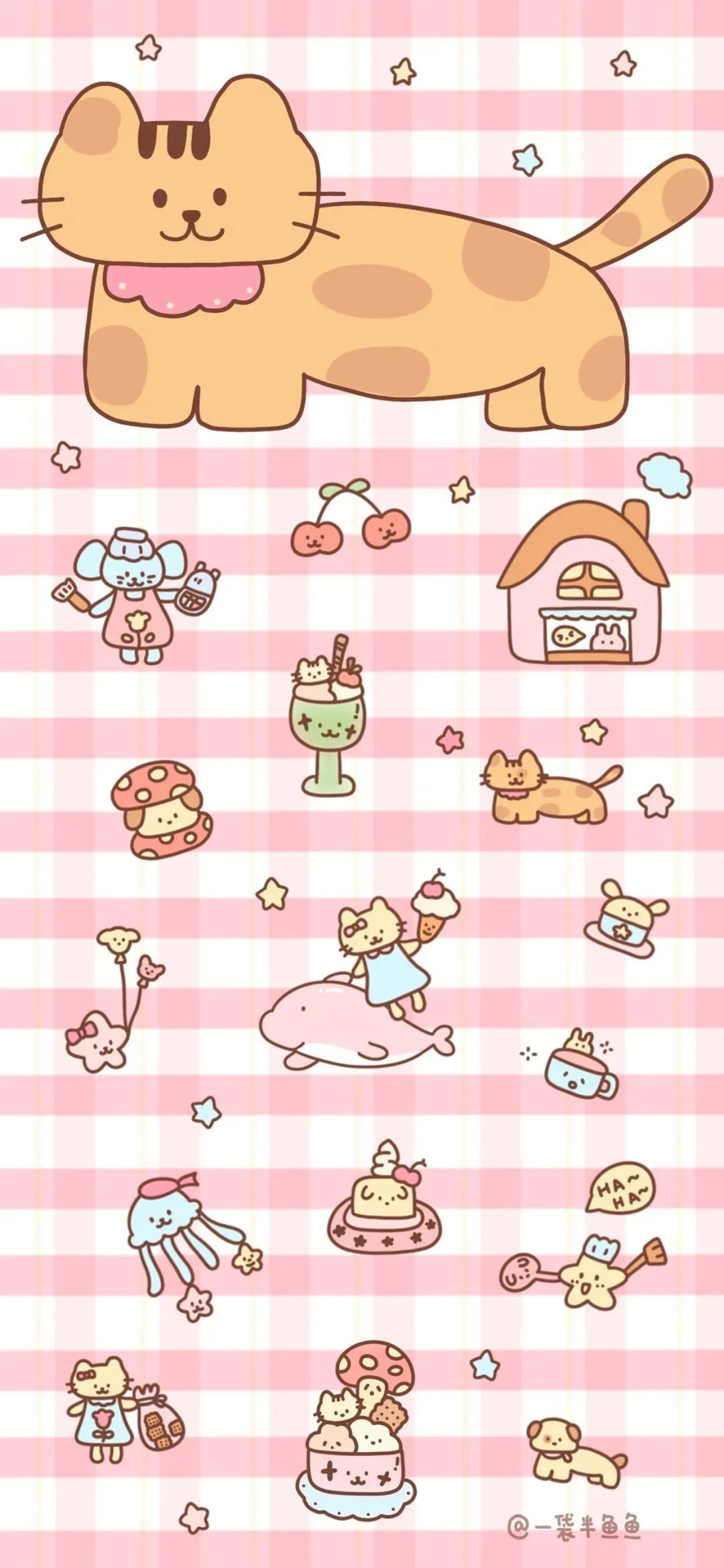 卡通背景素材可爱,可爱卡通聊天背景图片