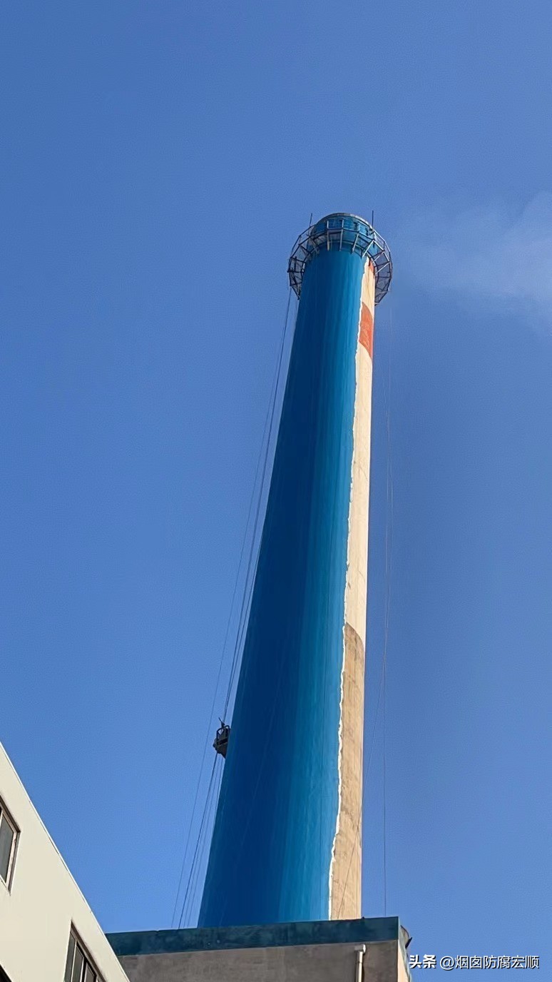 水泥厂烟囱美化亮化,烟囱防腐工程美化亮化
