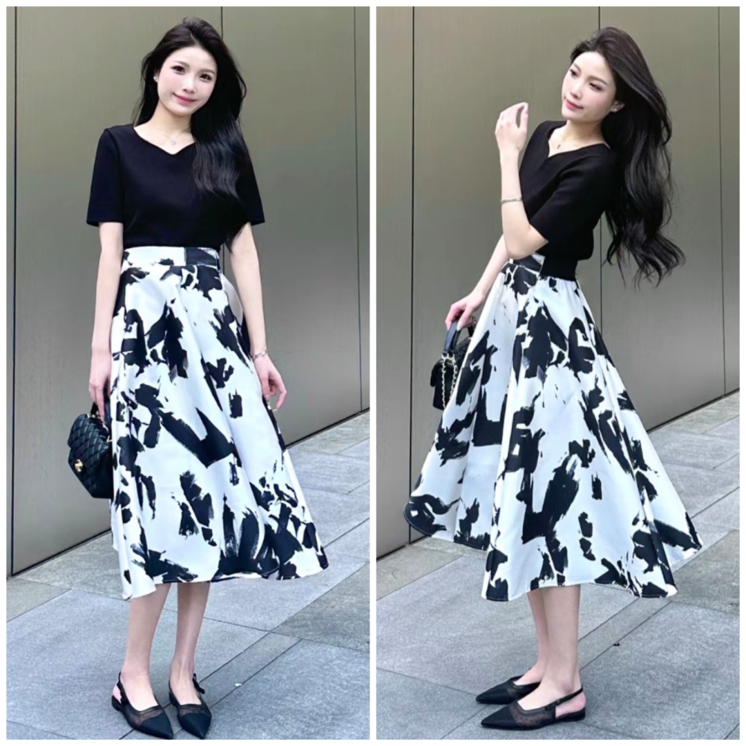 裙子气质高贵优雅知性30岁,有气质的女人都喜欢穿过膝裙