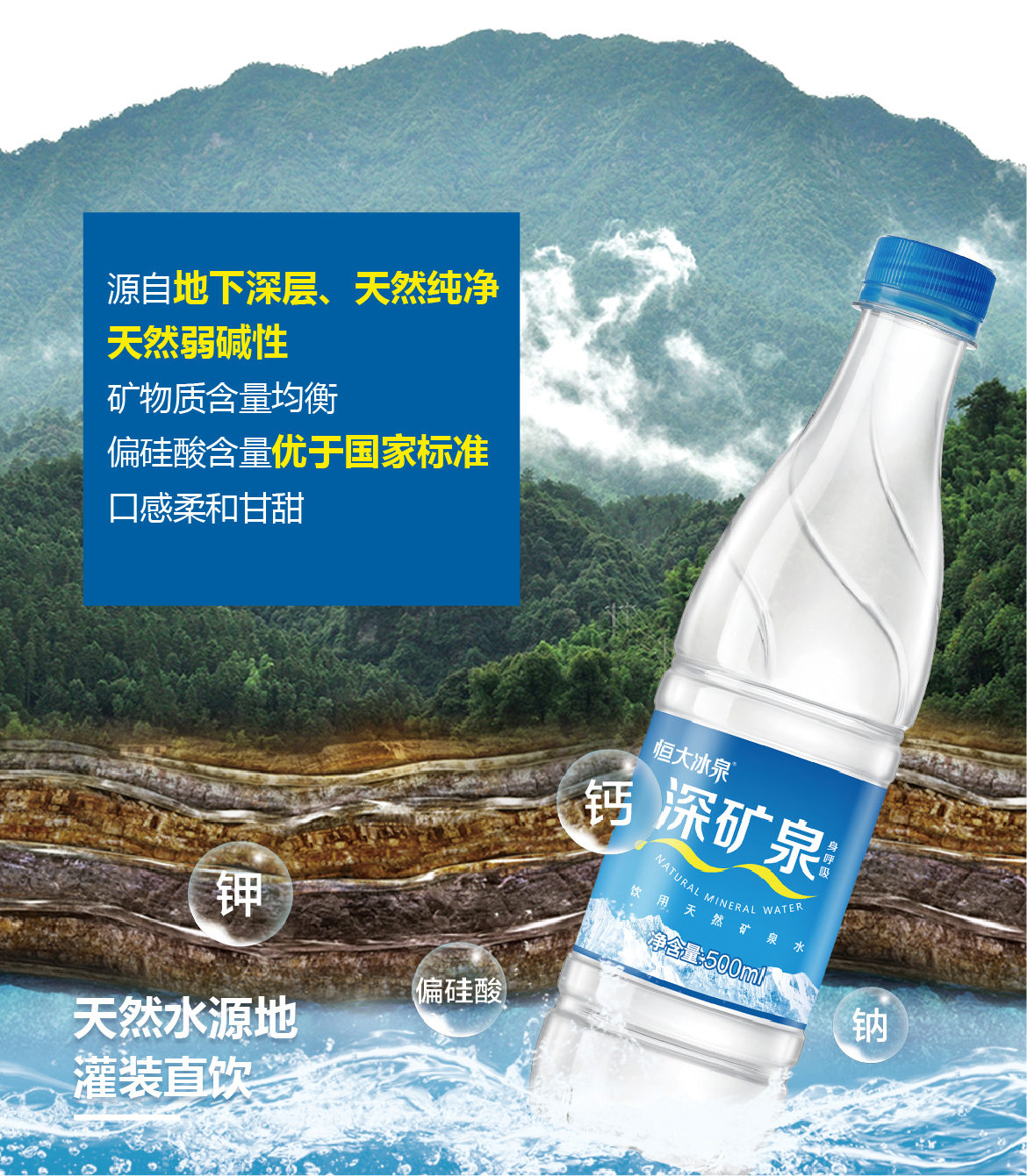 恒大冰泉高端化定位,恒大冰泉一年的销售量