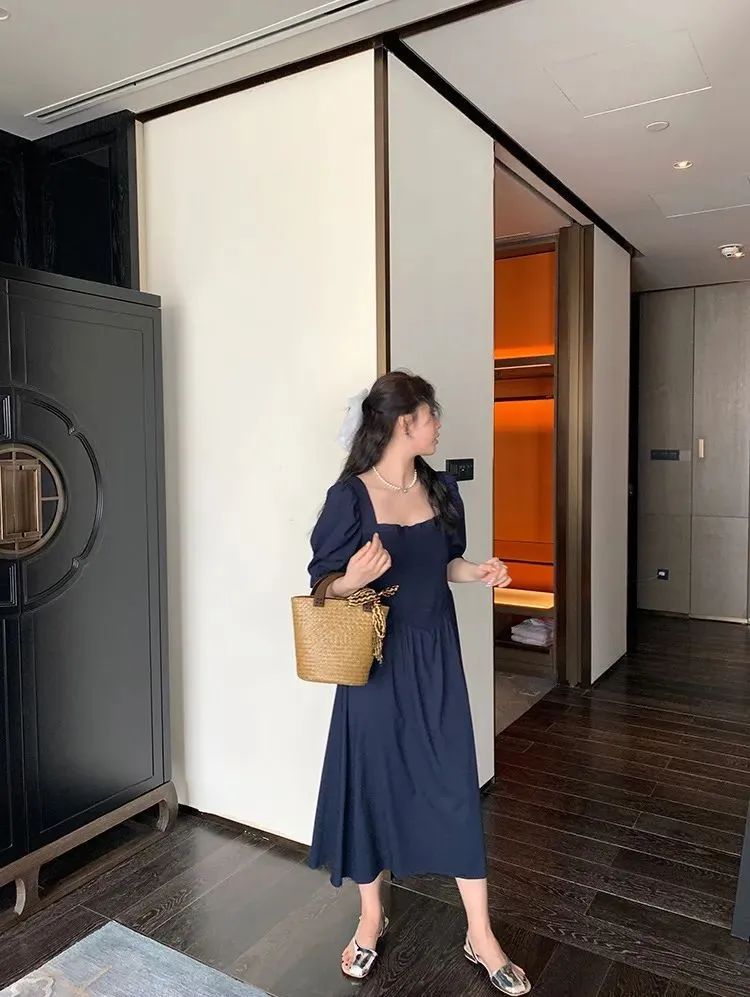 夏天微胖连衣裙,小个子120-150斤微胖连衣裙