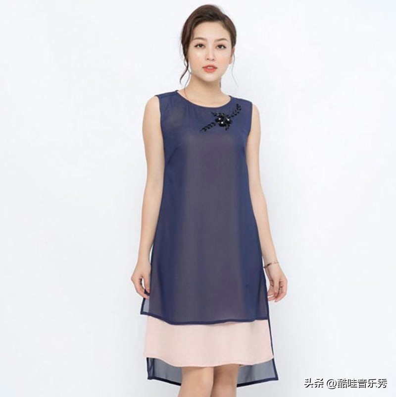 裙装模特造型,日系模特连衣裙