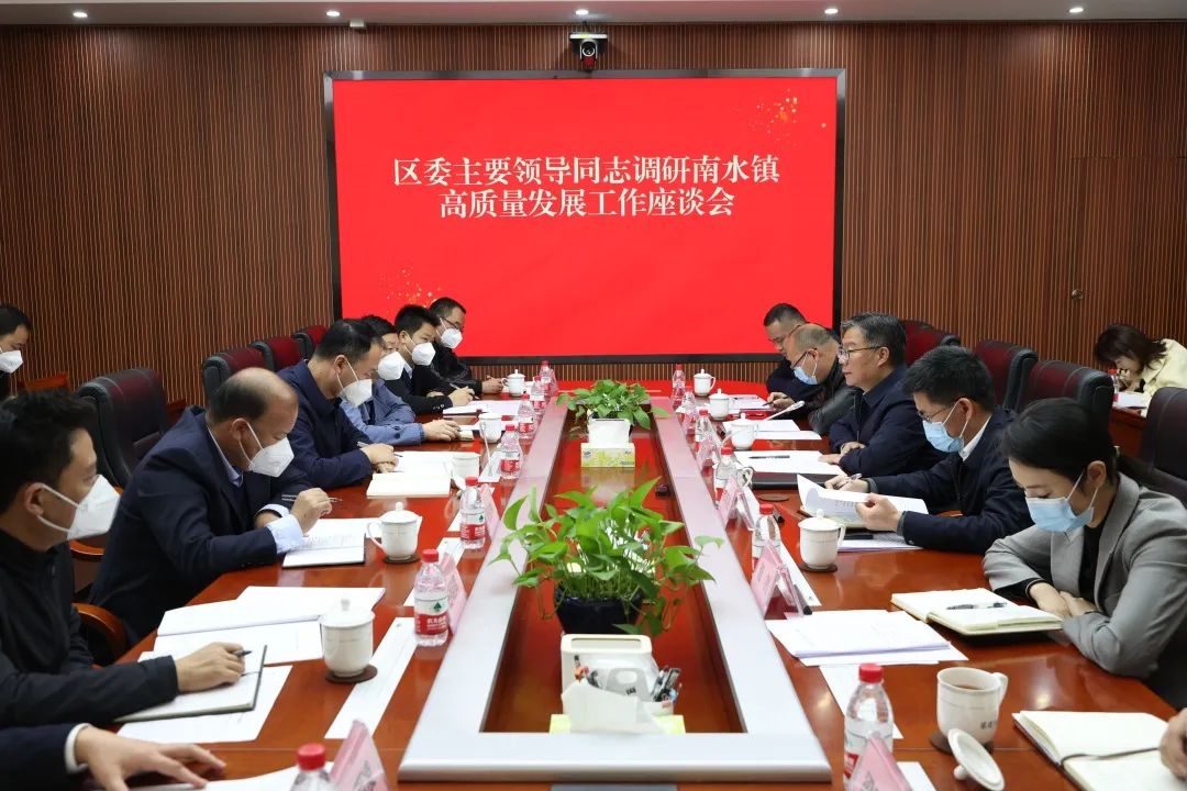 梁耀斌率队到南水、平沙调研高质量发展工作