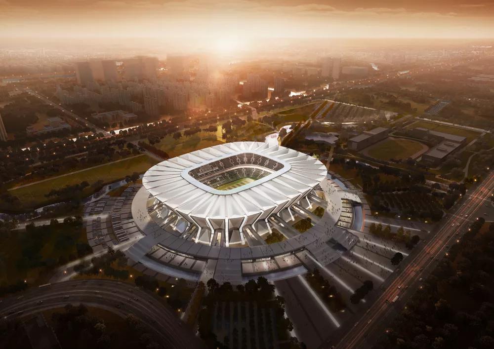 昆山专业足球场建设最新视频,苏州昆山专业足球场