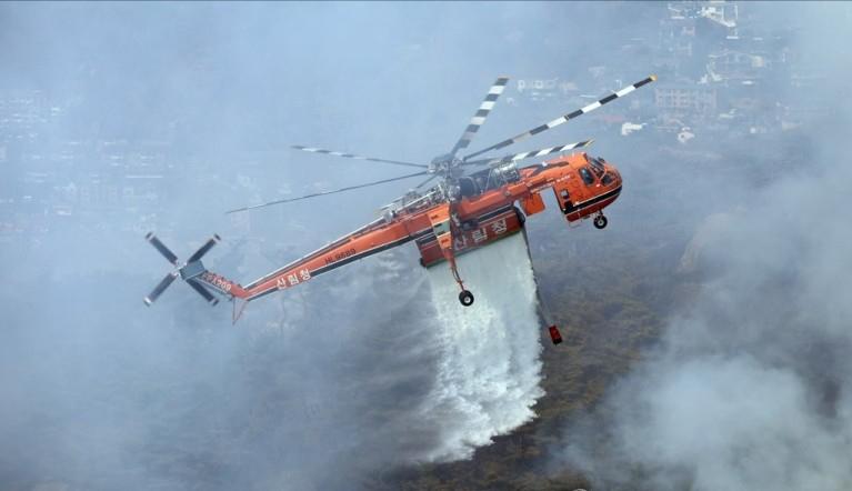 韩国首尔景福宫和青瓦台,韩国森林大火最新