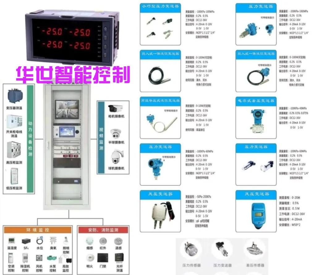 八回路数显控制及闪光报警器物联云远程控制器万能输入带16M存储