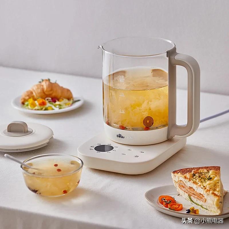 小熊养生壶烧水壶16大功能,小熊电热水壶养生壶使用教程