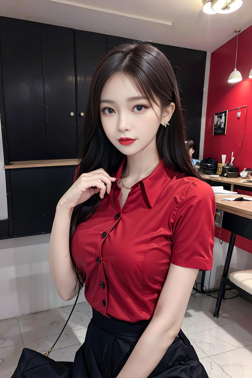 ai画百褶裙教程,ai绘画绝美服装