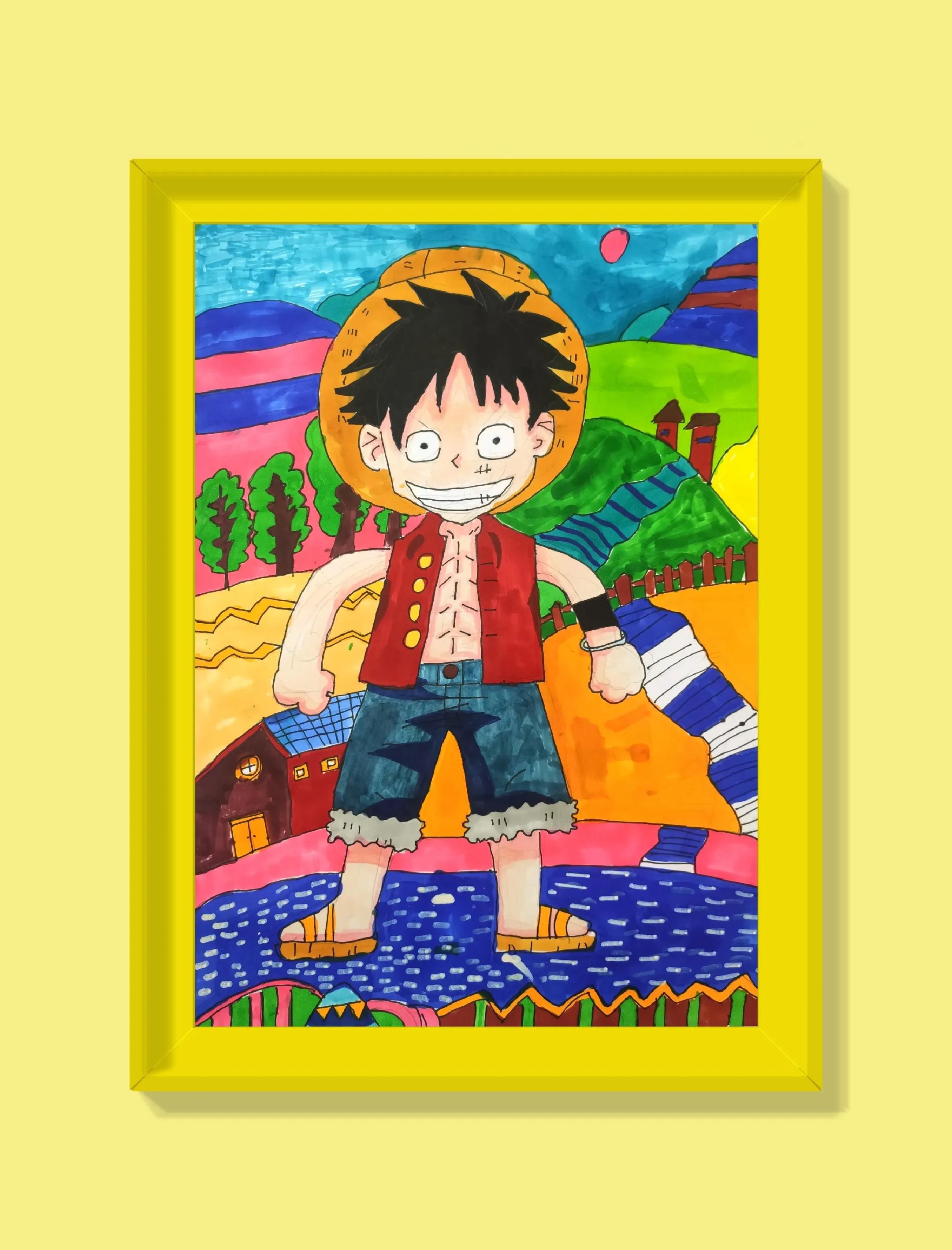 绘画作品创意7-13岁漫画,9-12岁美术漫画