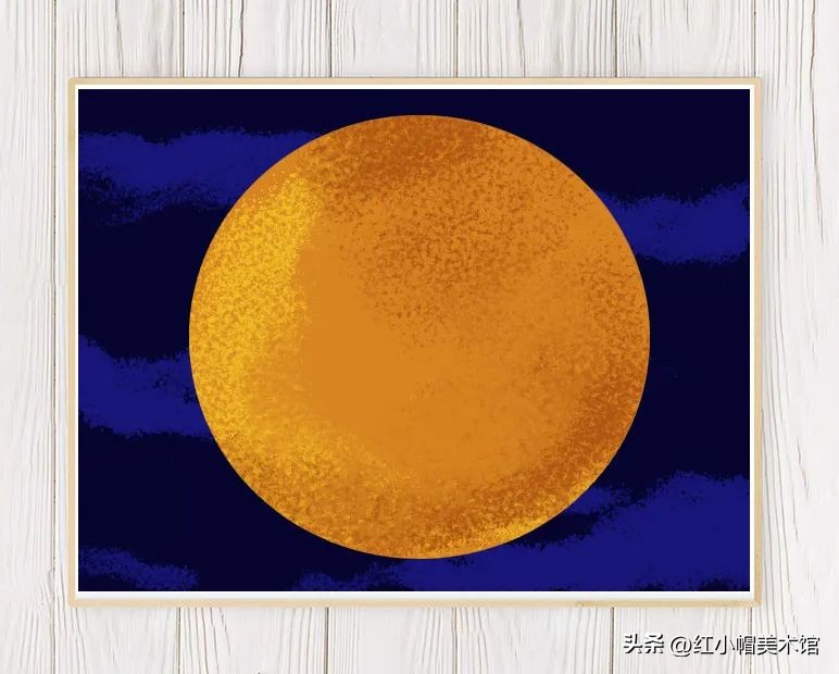 少儿创意美术中秋节萌萌的小白兔,大班中秋兔子画