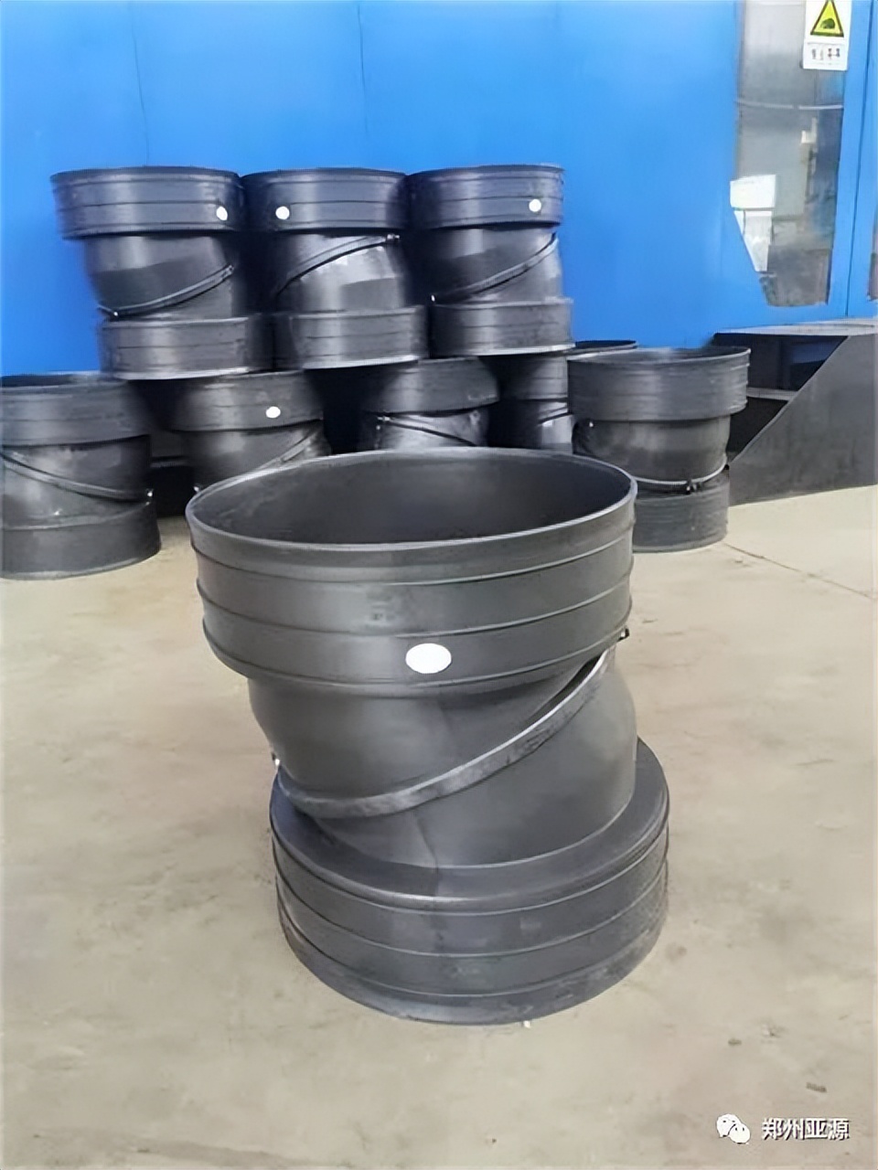 郑州帕利尔塑料检查井厂家统计的双壁波纹管配件大集合型号来了