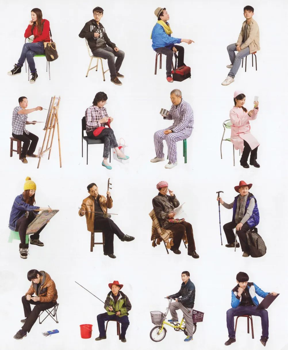 速写人物素材100例,速写照片1000例