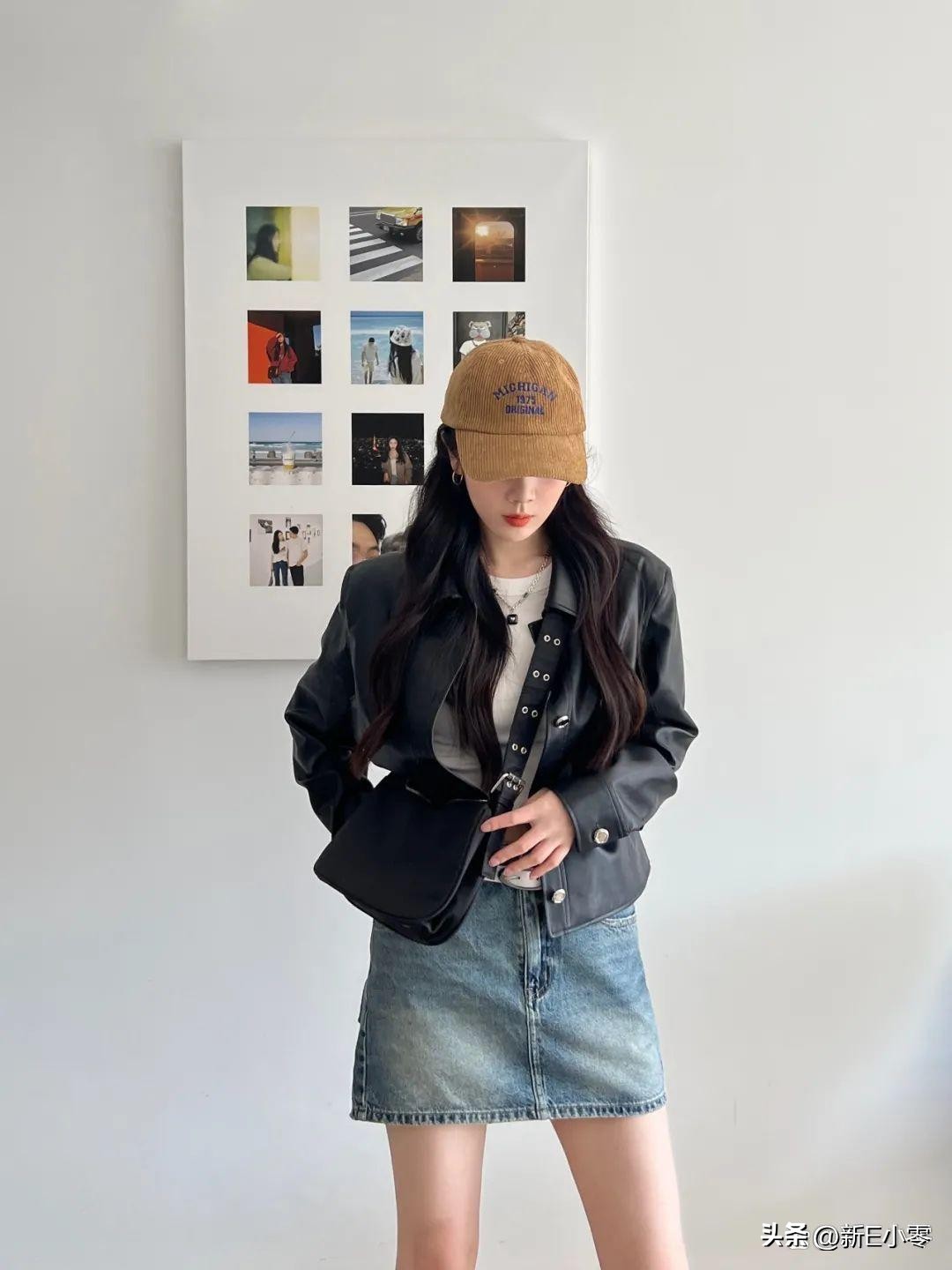 早春oversize皮衣,春装大码外套胖mm早春皮衣