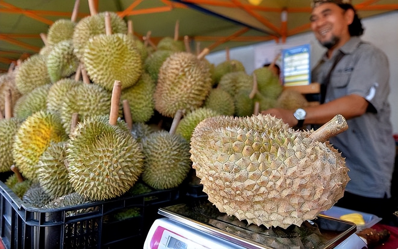 水果价格断崖式下跌,水果榴莲最低价