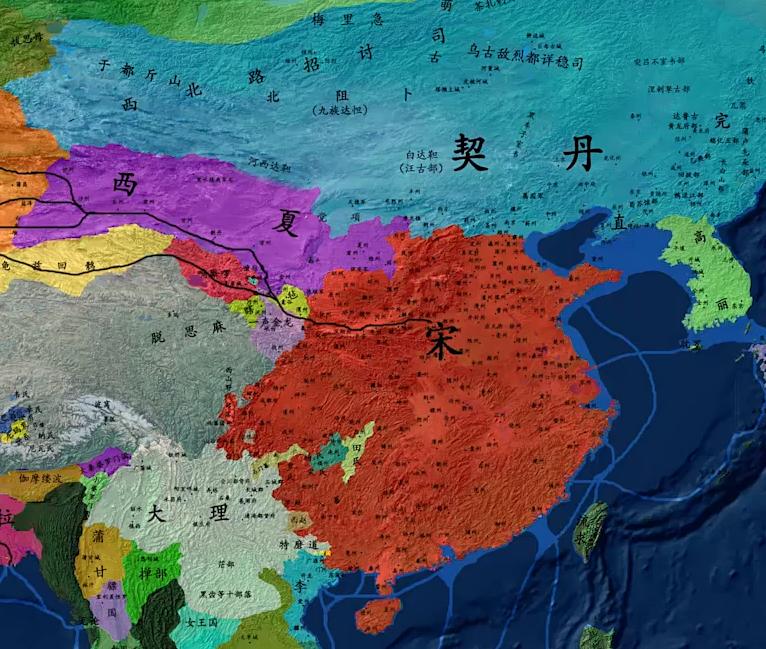 1048年宋朝,1278年的宋朝