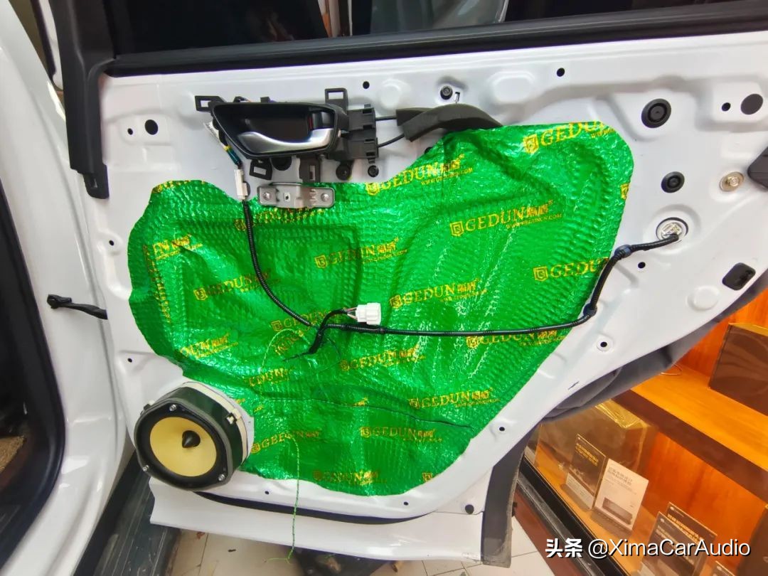 洪山本田urv汽车音响改装隔音降噪,本田urv音响三分频改装