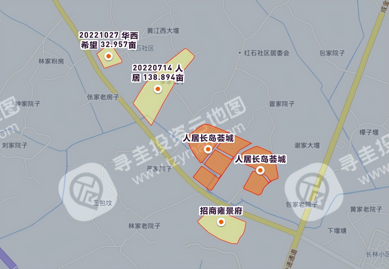 2023年还在拿地的房企,开发商拿地后规划的楼盘少了