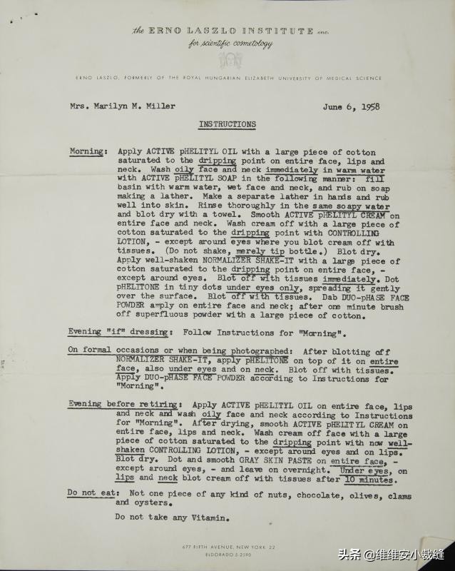 玛丽莲梦露最爱的护肤品,玛丽莲梦露妆后效果图