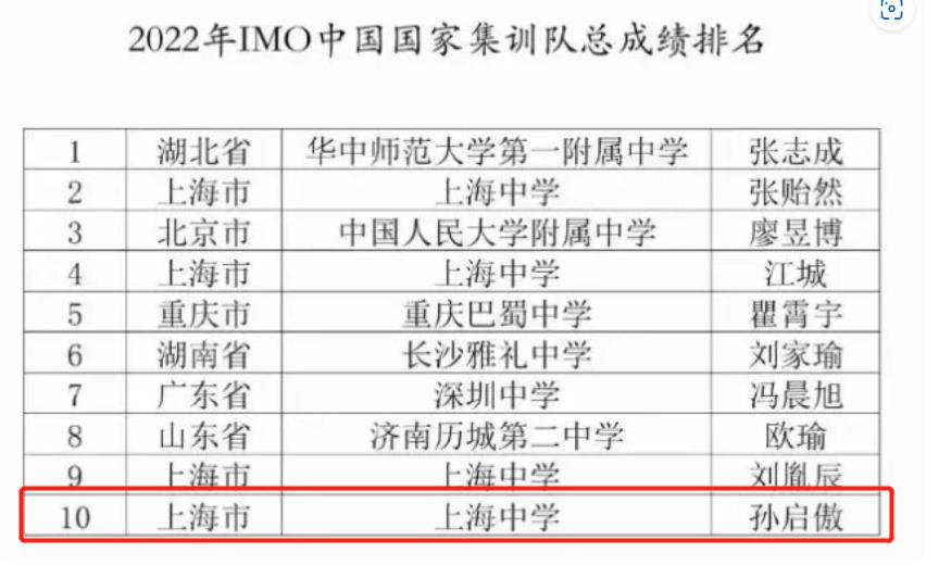imo国家队名单历届,入选imo中国国家集训队意味着什么