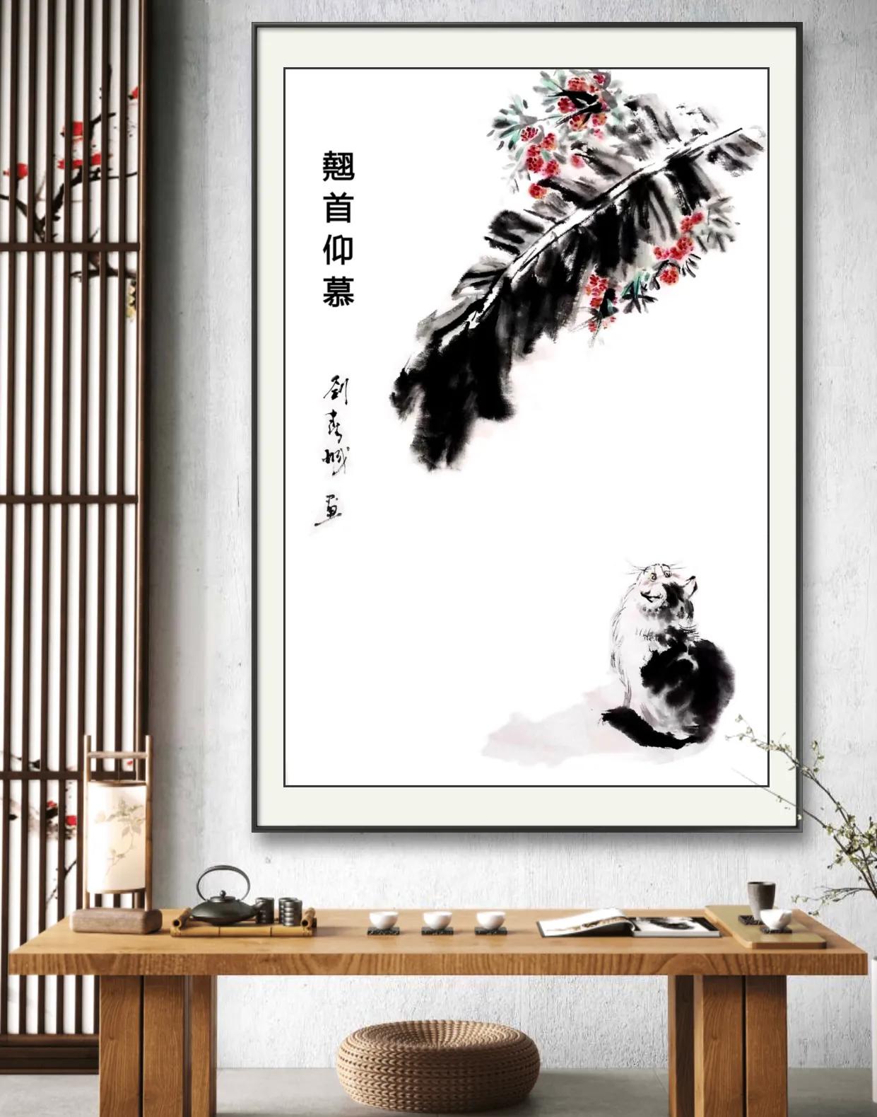 听障画家,刘春城国画作品