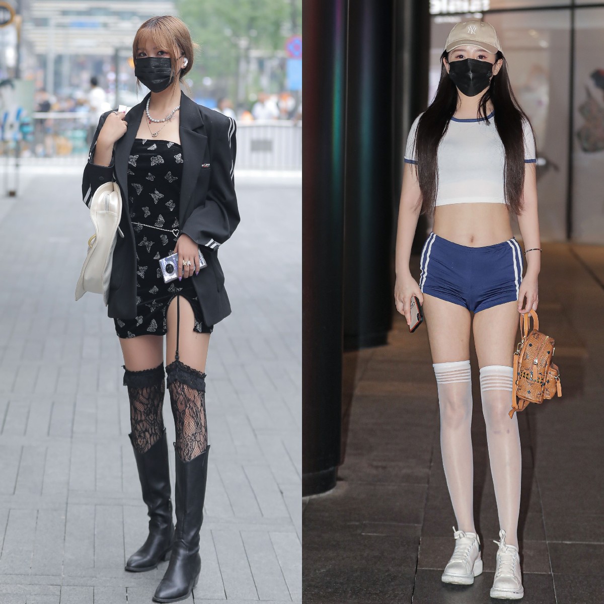 白丝小腿袜穿搭高级感,长腿袜怎么穿才更漂亮呢