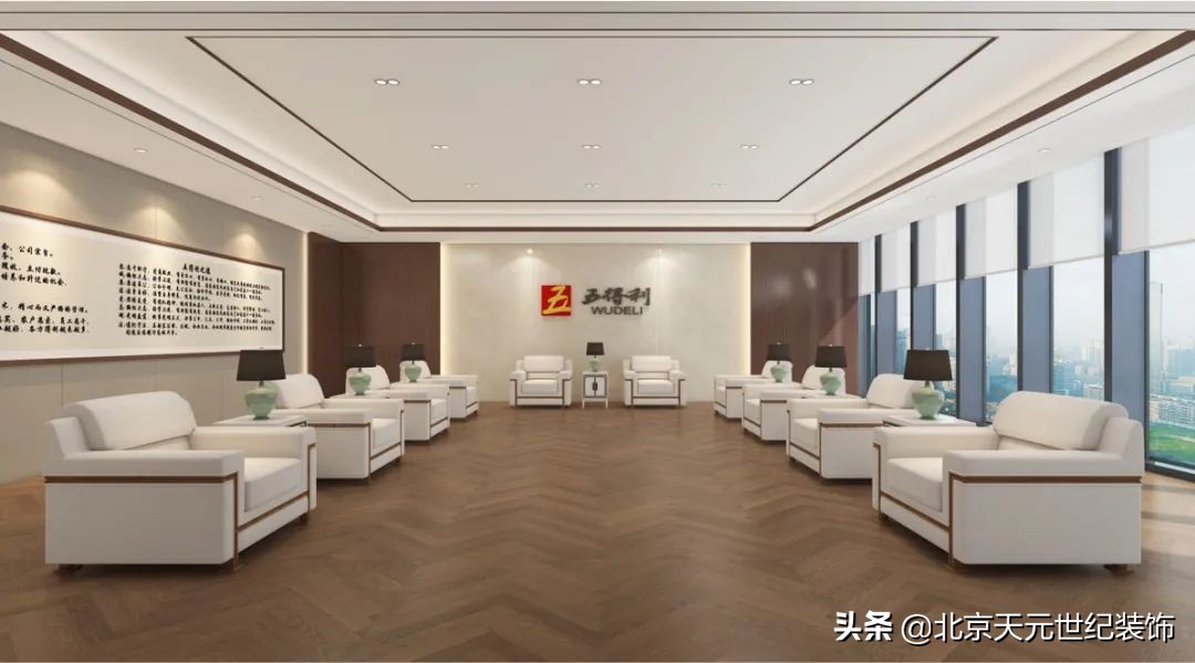 秦淮专业办公空间装饰设计案例,五华区写字楼装修设计案例