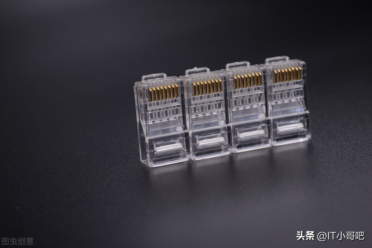 网络水晶头国标b类接法,网线两端水晶头线序相反