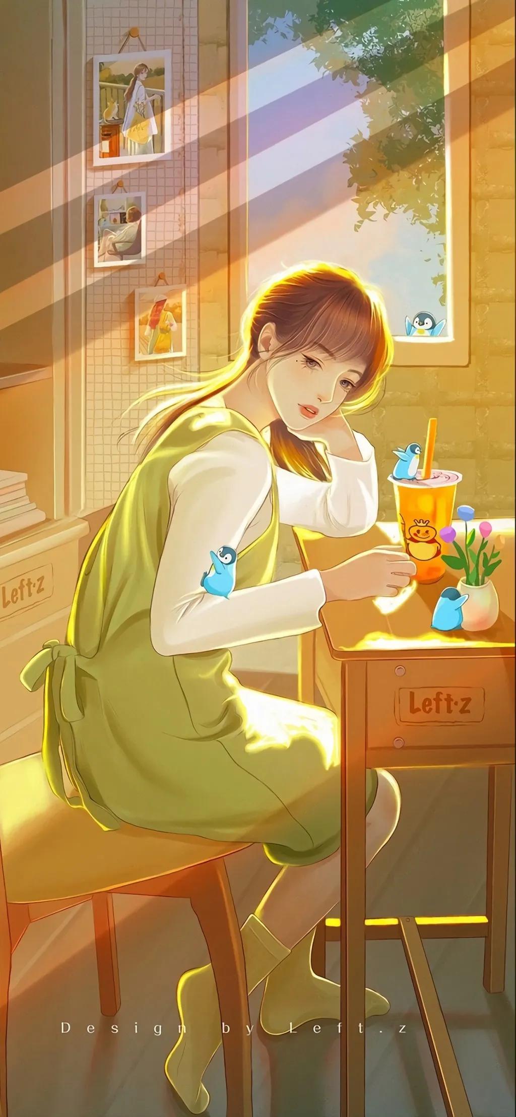 唯美动漫手绘壁纸,壁纸大全唯美手绘女生