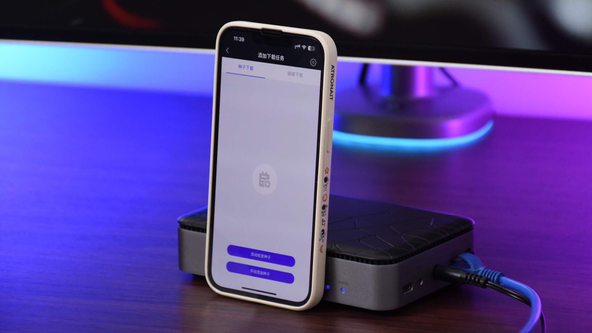 简易nas硬盘盒,orico双盘nas