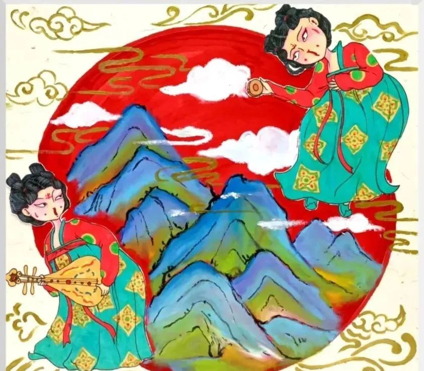 儿童地球创意画,儿童涂鸦大画集