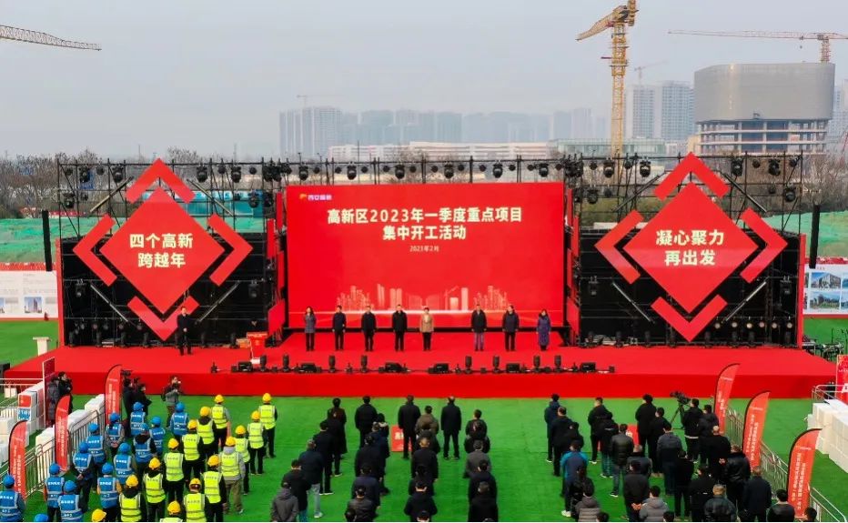 以焰启航|高新区2023年一季度重点项目集中开工!(附现场清单)