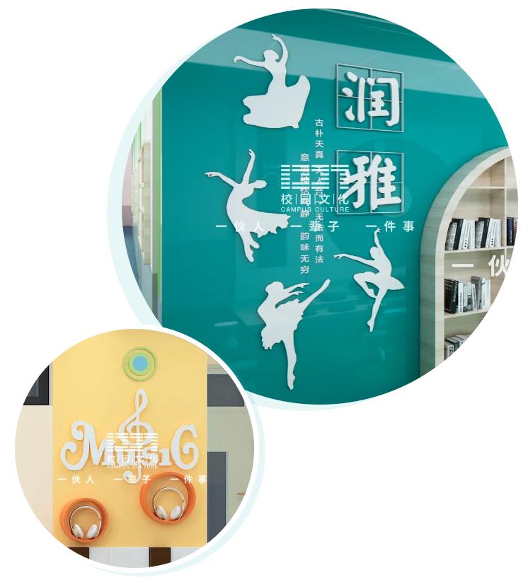 小学校园艺术走廊效果图,学校文化艺术长廊
