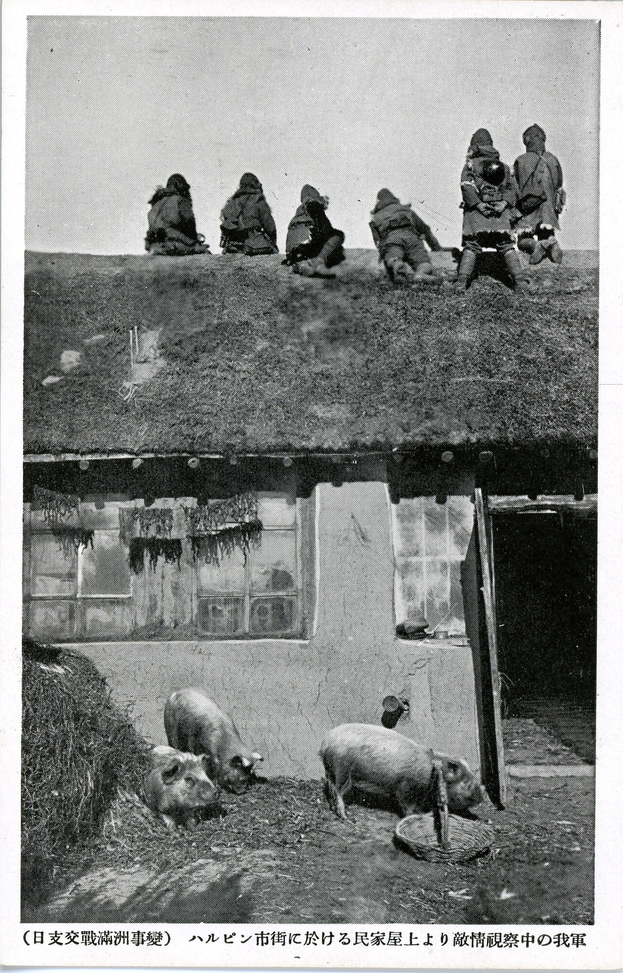 侵华日本明信片,日本侵略常熟明信片