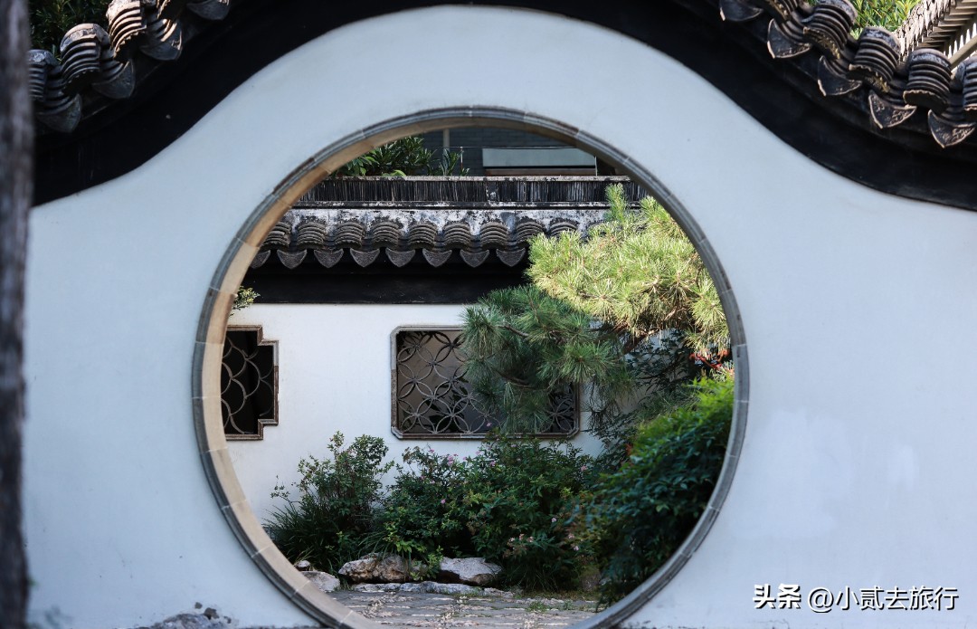 南京瞻园汉服摄影,南京瞻园园林山水布局