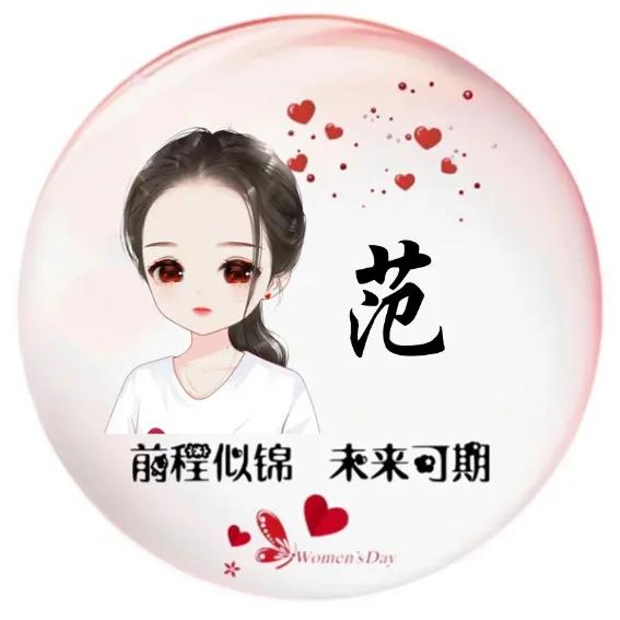 姓氏头像超好看俏皮可爱,左姓氏女生专属头像超可爱卡通版