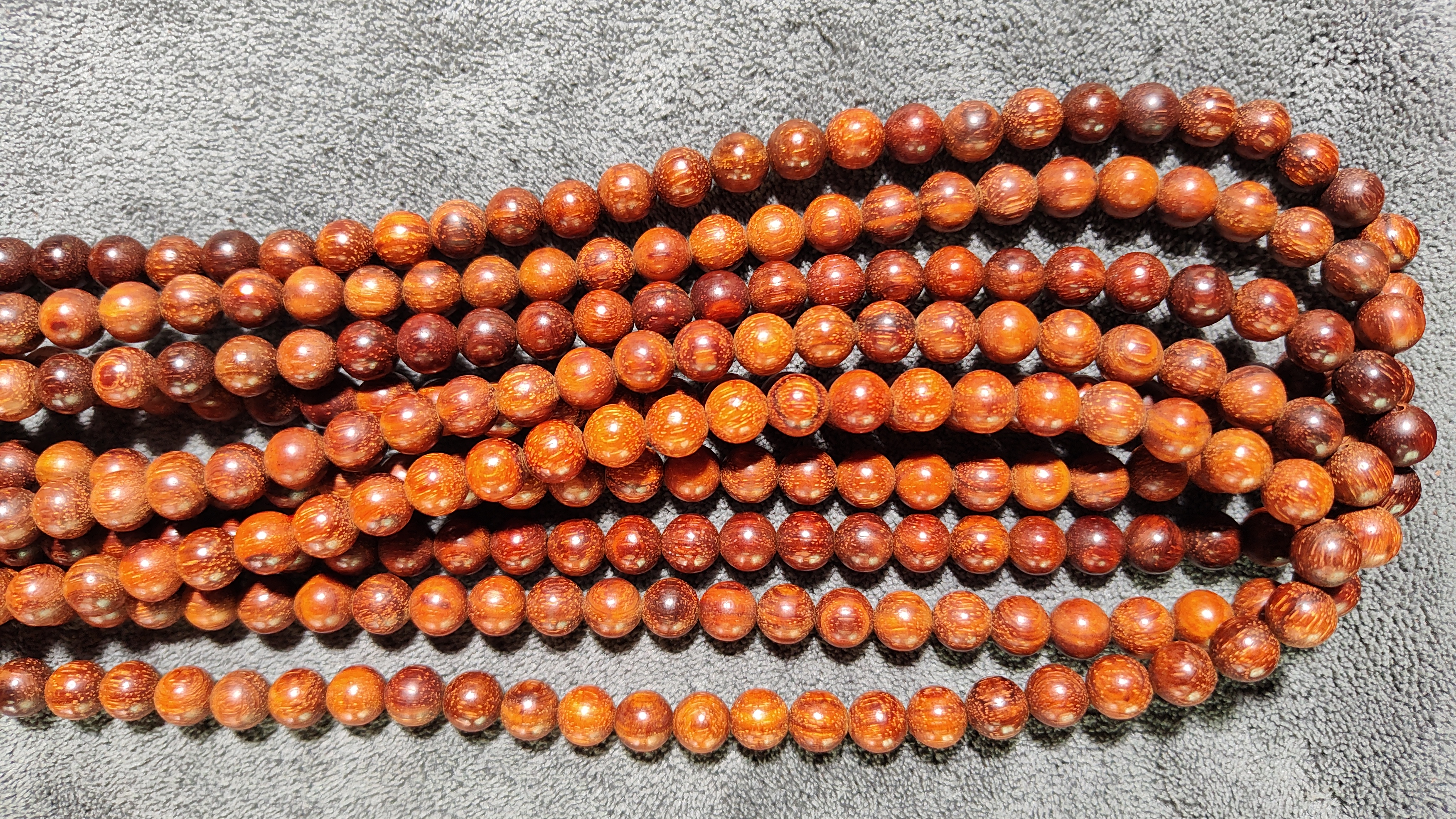 小叶紫檀雕刻佛珠视频,小叶紫檀节节高升佛珠手链