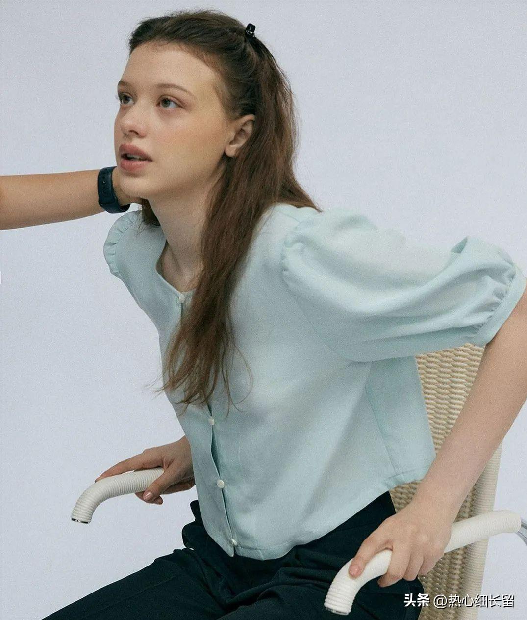 短袖衬衫的基础穿法越简单越时髦,短袖中长款衬衣穿搭技巧