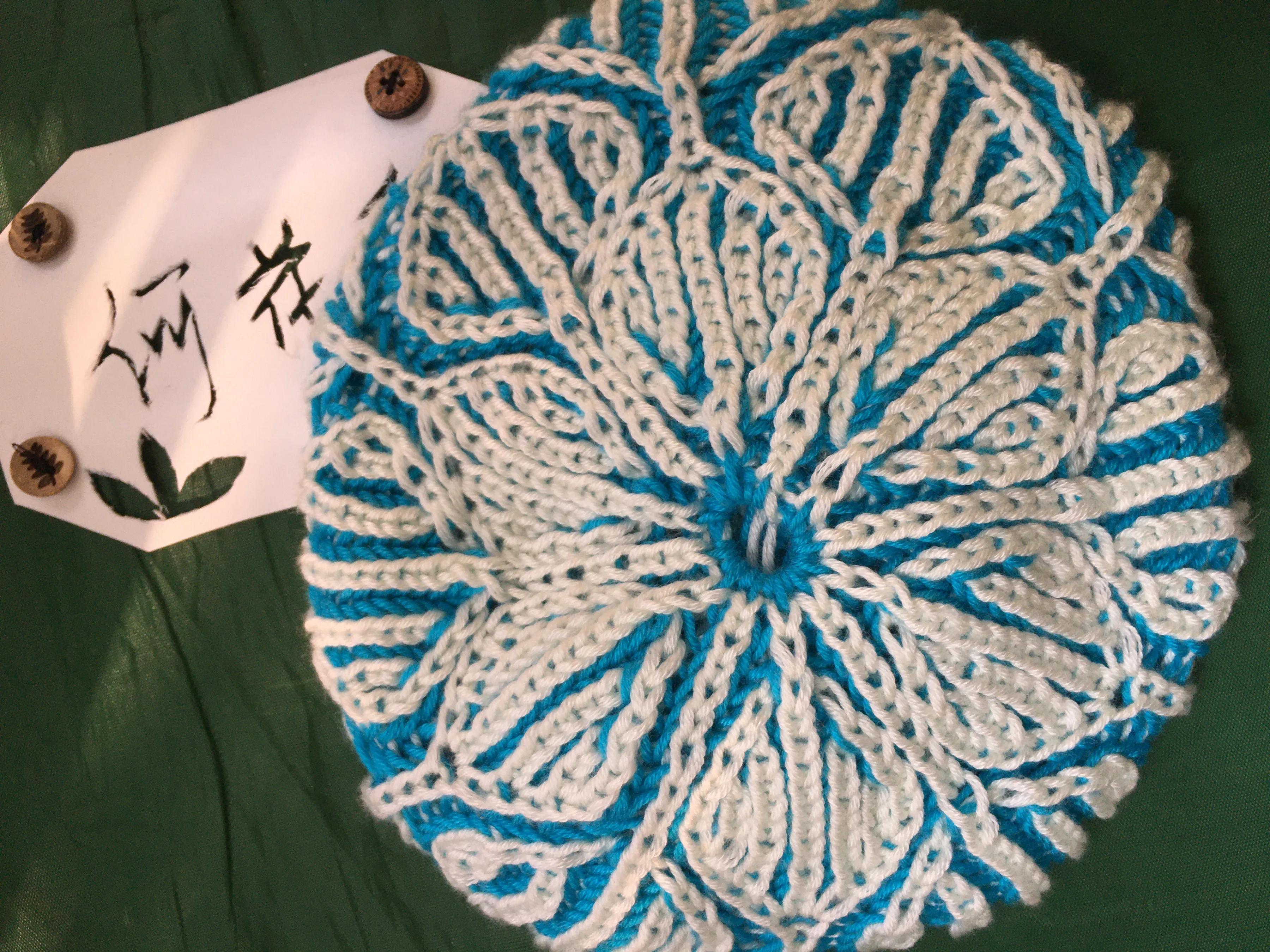 新款八字版灯笼花样,灯笼帽子编织教程大全视频