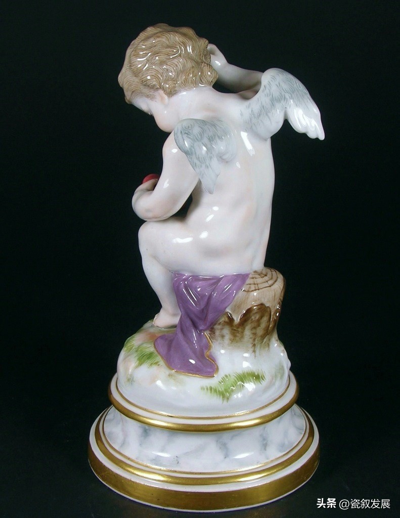 欧洲瓷器之祖-梅森Meissen制瓷厂-爱神丘比特“爱”主题瓷塑（1）