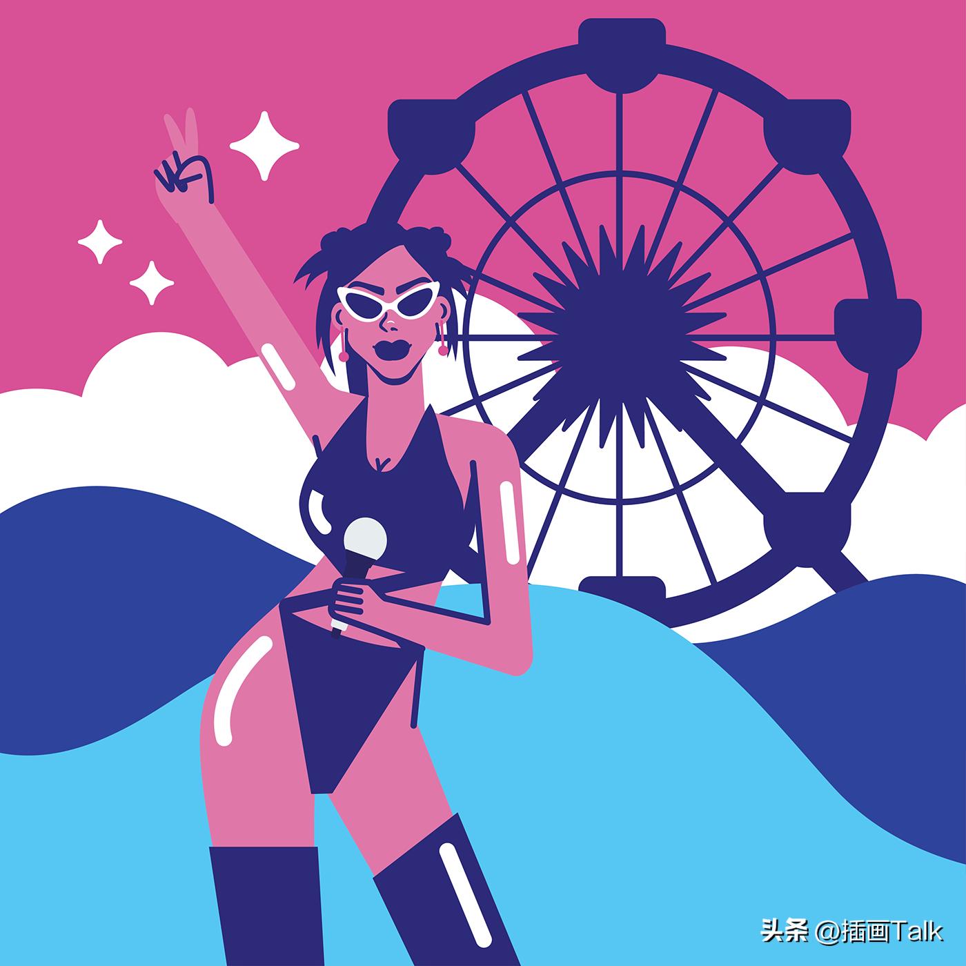 意大利插画师marina视频,插画师marissagarner绘画作品