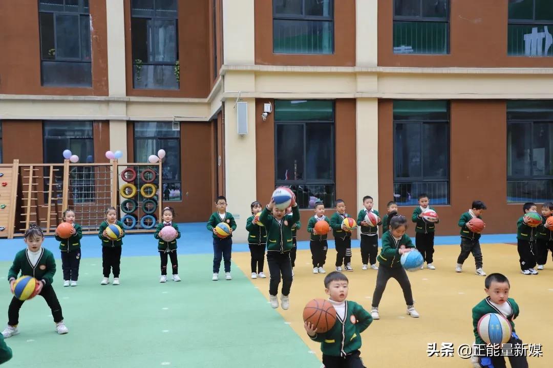 巴中正能量头条巴州区四小津桥湖幼儿园开展花样篮球操展示活动
