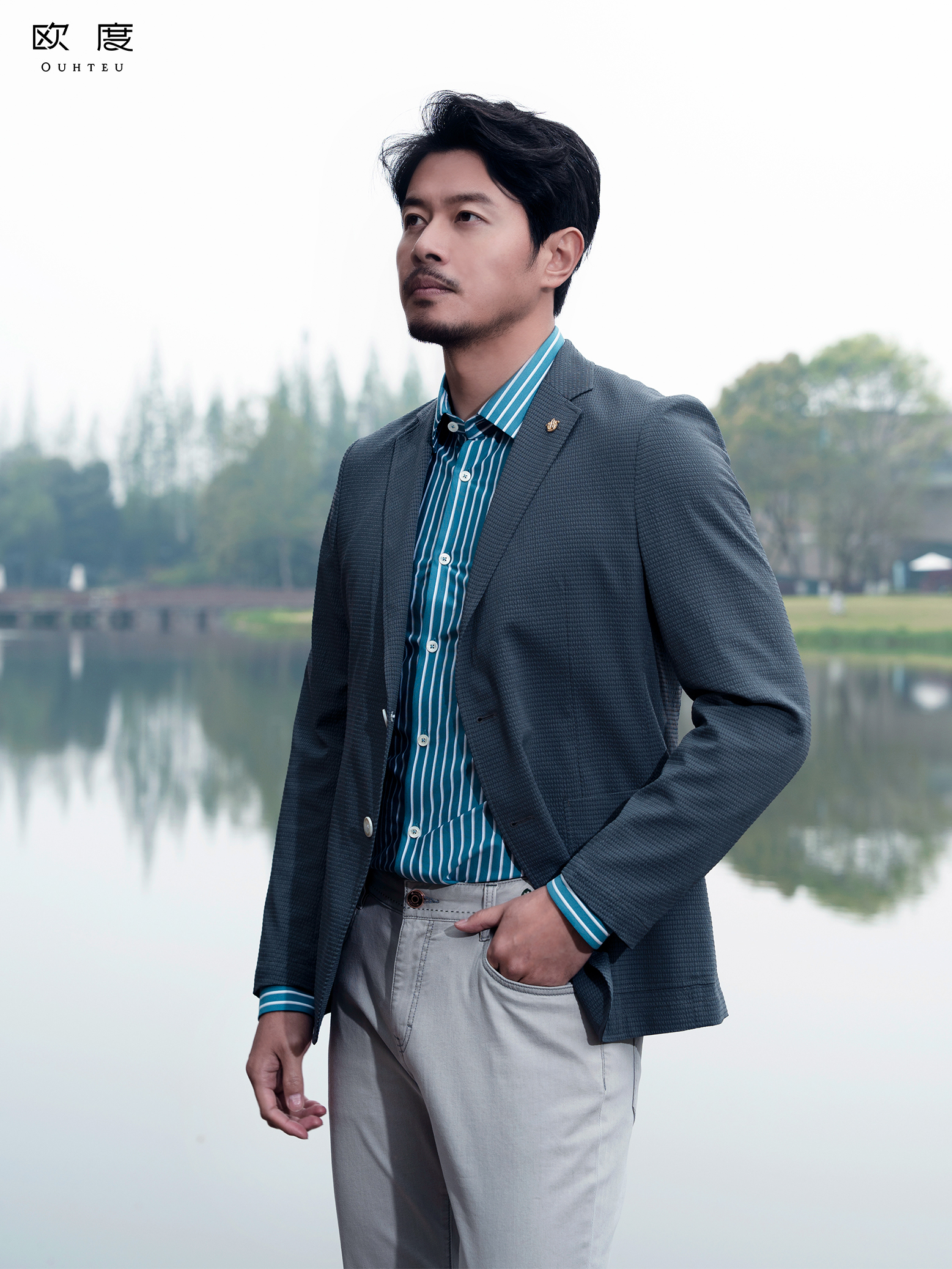 男士通勤简约穿搭,冬季单西穿搭男高级感