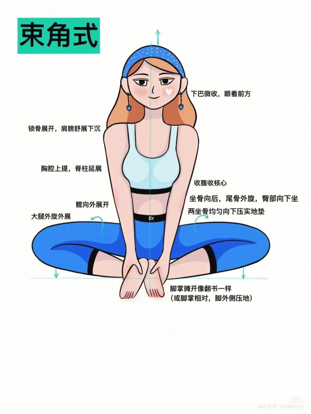 每天练形体一小时,躺束角式的正确练习方法