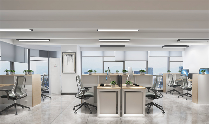 简单大气的办公室装修效果图,办公室简约明亮风格装修