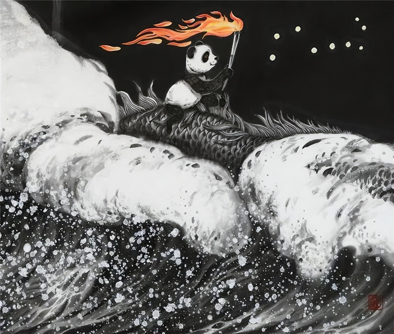 国画的神韵，西画的写实