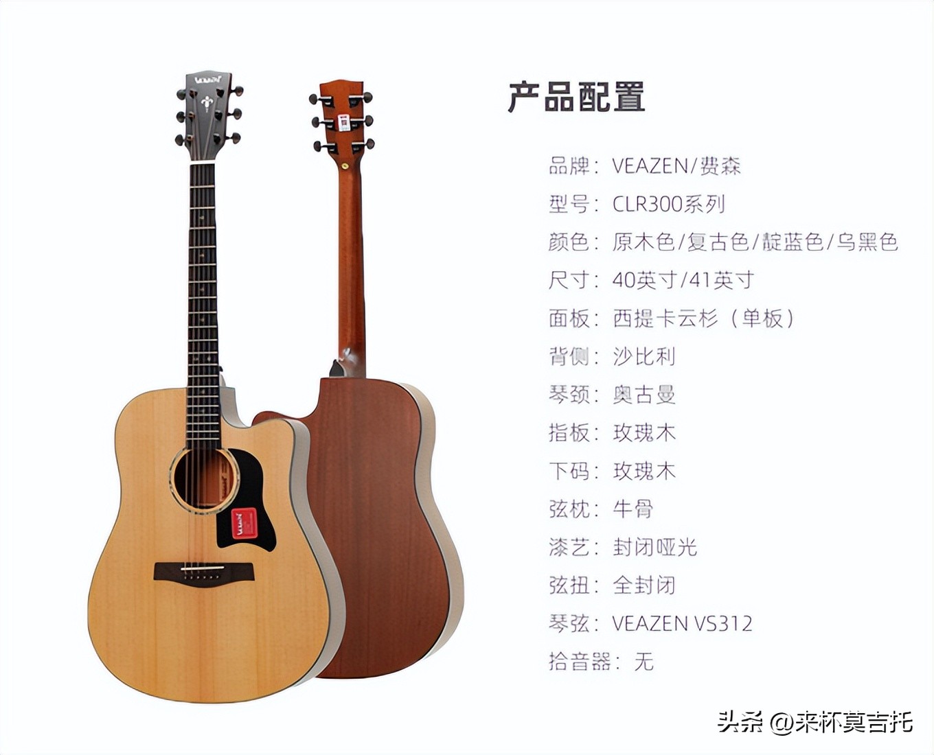 十大公认最好的入门吉他,初学者吉他品牌推荐性价比高