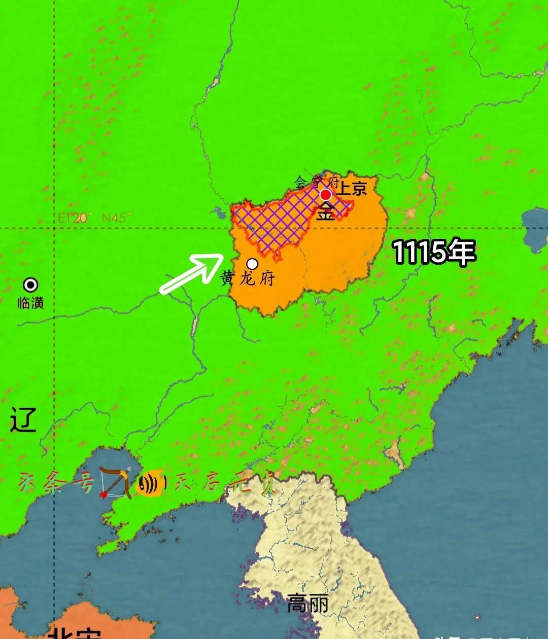 宋朝巅峰版图vs金朝巅峰版图,鼎盛时期的金朝