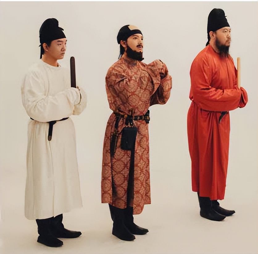 唐朝装平民男款式,大唐红色富贵装